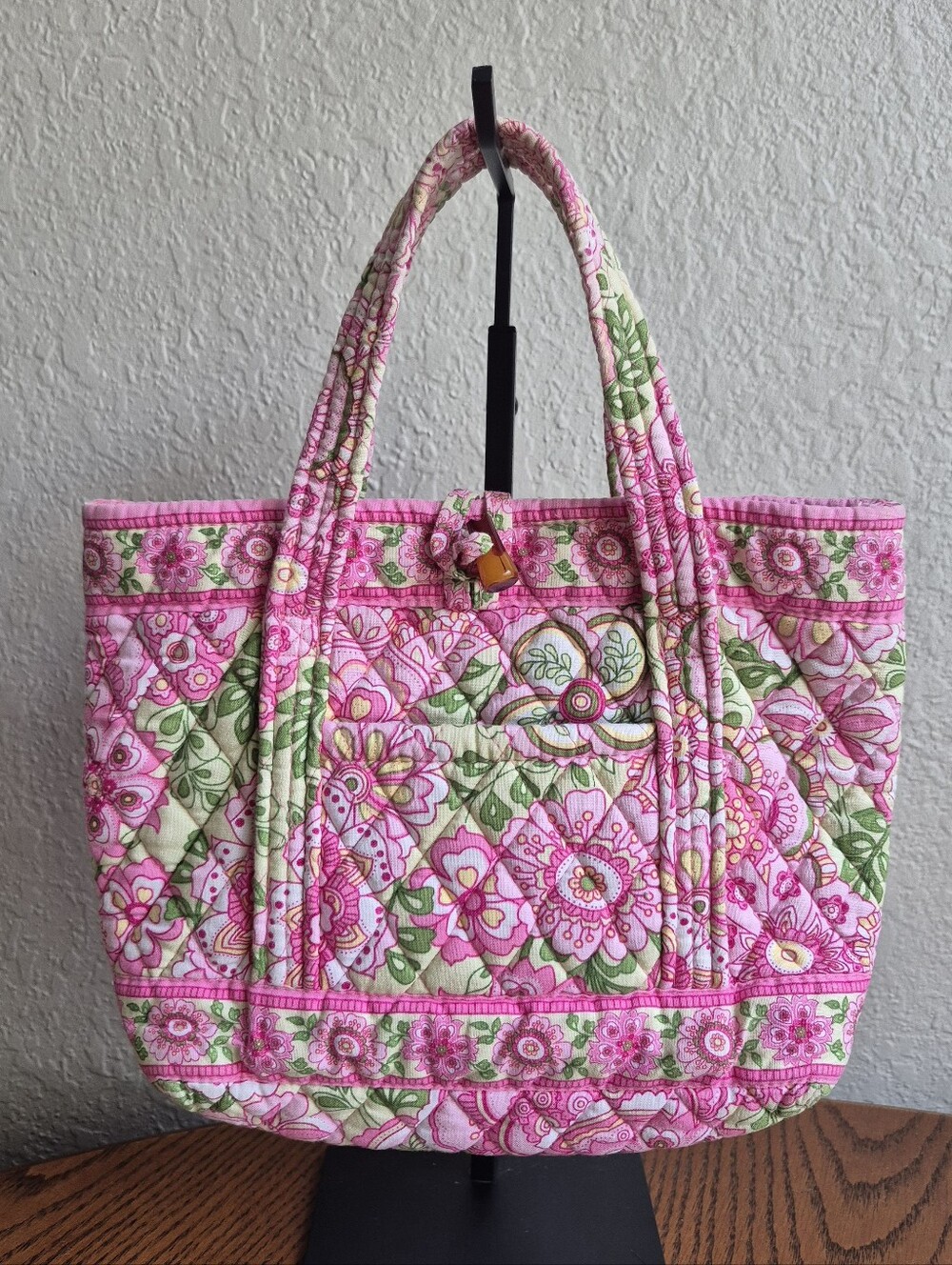 Vera Bradley Petal Pink Small Toggle Tote Handbag